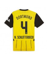 Borussia Dortmund Nico Schlotterbeck #4 Hjemmedrakt 2024-25 Korte ermer